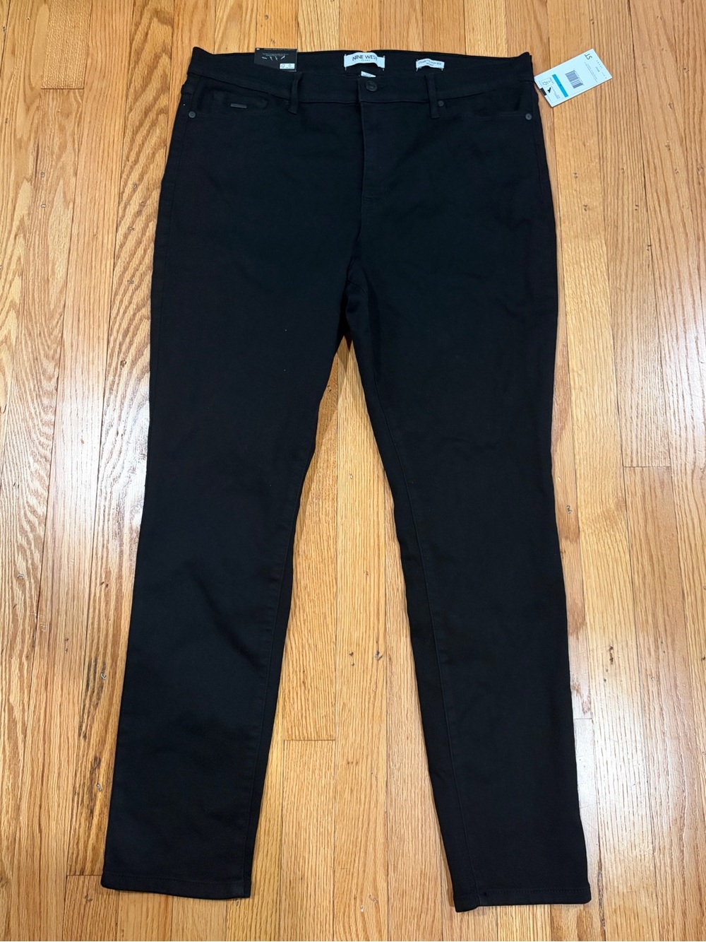 NWT Black Nine West Cigarette Pants